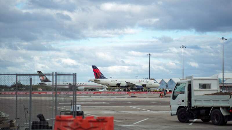 LF Wade International Airport in Bermuda, where the flight was forced to make an emergency landing (Image: Bloomberg via Getty Images)