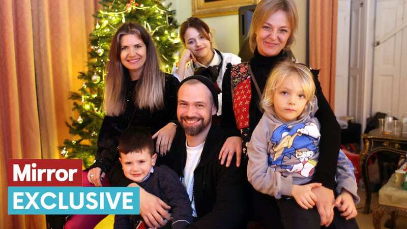 Ukrainian refugee families attend a Christmas party at Rauceby Hall, near Sleaford, Lincolnshire (Image: Paul Marriott)