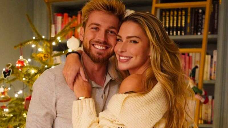 Sam Thompson shares sweet Christmas snap sparking engagement rumours to Zara McDermott (Image: Instagram)