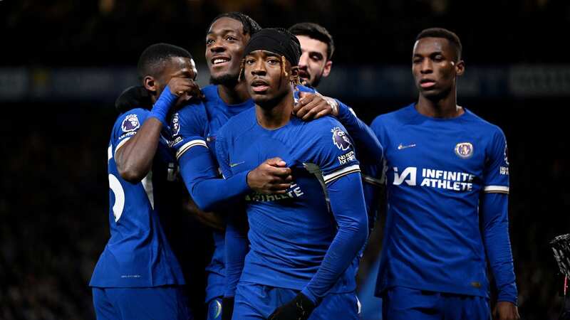 Madueke kept his cool to convert a late penalty (Image: Chelsea FC via Getty Images)