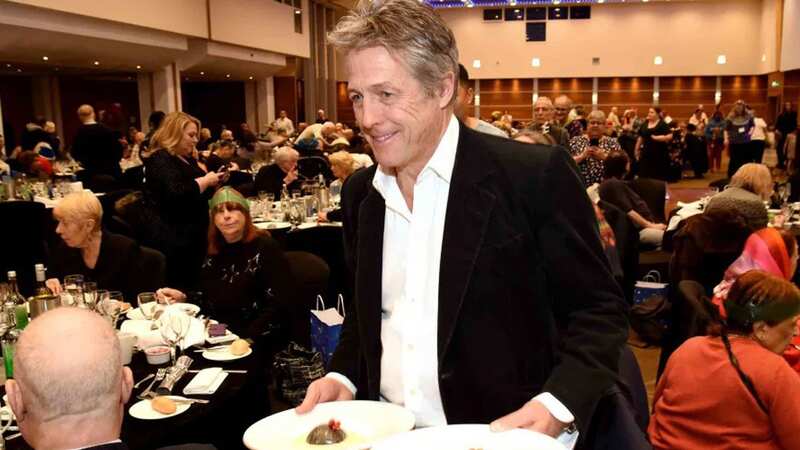 Hugh stunned local residents in west London on Christmas Day