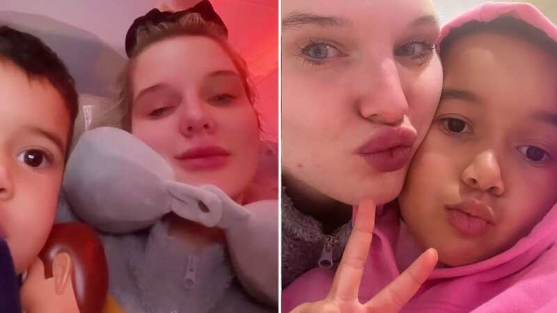 Helen Flanagan struggles on flight to Bali as she reunites with kids
