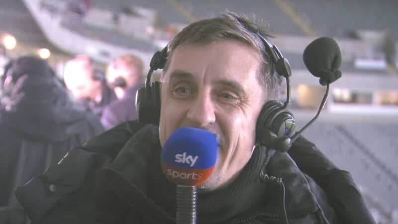 Gary Neville mocks furious Arsenal fans after controversial VAR West Ham goal