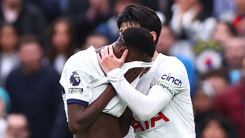 Pape Matar Sarr was distraught after suffering an injury on New Year
