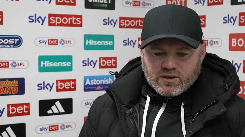 Birmingham City boss Wayne Rooney reacts during the clash with Leeds