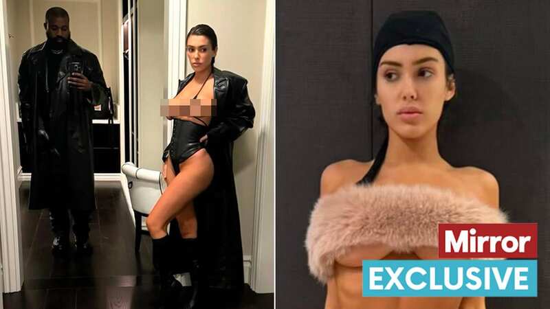 Kanye West posted revealing images of his wife