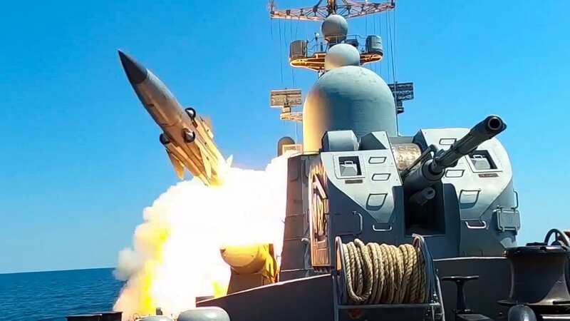 Russian forces have launched about 170 Shahed drones and dozens of missiles since Sunday (Image: Russian Defence Ministry/AFP via)