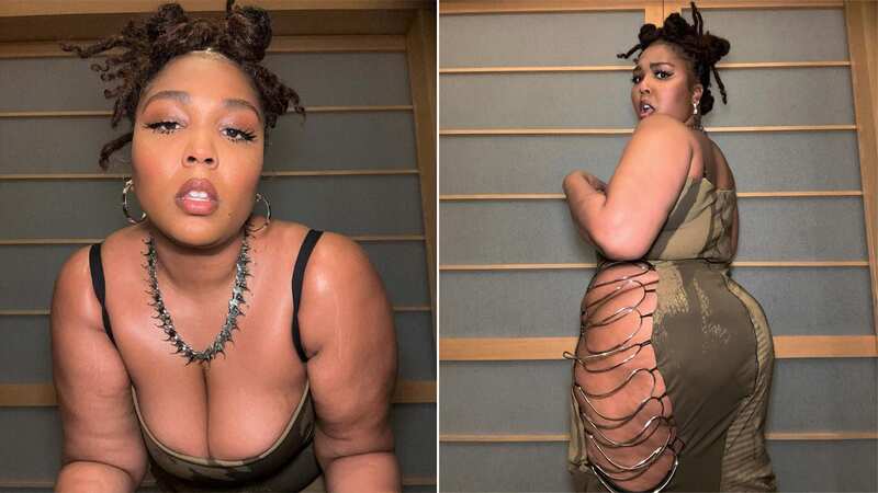 Lizzo shows off slimmer figure in low-cut dress as fans praise 