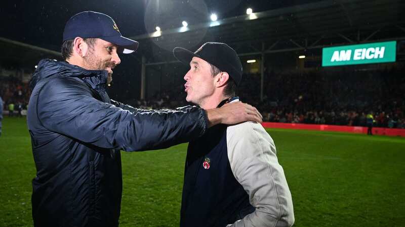 Wrexham owners Rob McElhenney and Ryan Reynolds have been in charge at the Racecourse Ground since 2021 (Image: OLI SCARFF/AFP via Getty Images)