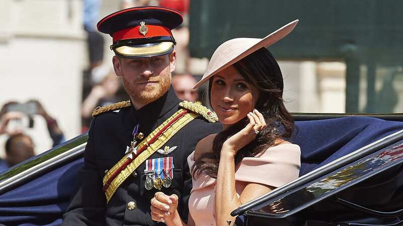 Harry and Meghan stepped down from royal life in January 2020 (Image: AFP via Getty Images)