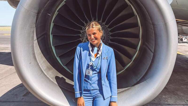 Flight attendant Esther Sturrus reveals there is such a thing as complaining too much on planes (Image: Jam Press/@esthersturrus)