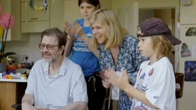 Kate Garraway once shared that her husband Derek made a request of their kids when he first went to hospital in the pandemic (Image: ITV)