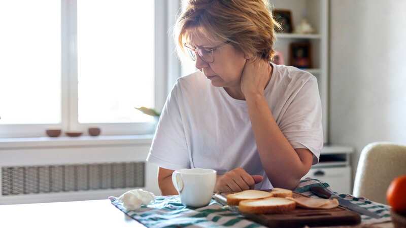 If you notice this whilst eating it could be a sign of ovarian cancer (Stock Photo) (Image: Getty Images)