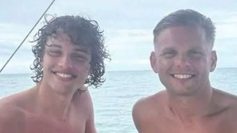 Bobby Brazier relaxed alongside his dad, brother and stepmum (Image: jeffbrazier/Instagram)
