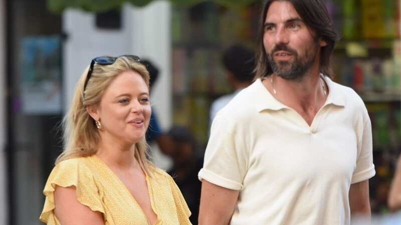 Emily Atack puts bump on display after confirming pregnancy with boyfriend