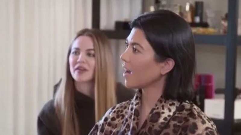 Khloe reshared the adorable interaction between her sister and daughter (Image: Hulu)