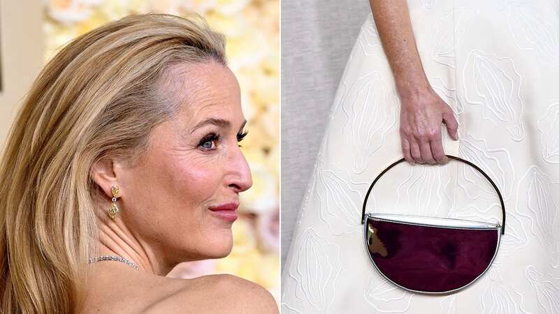 Gillian looked stunning in the eye-catching dress