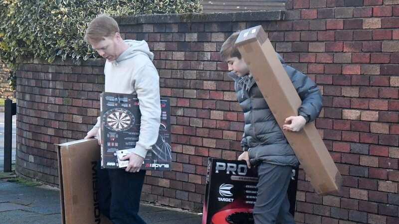 Business is booming at Luke Littler