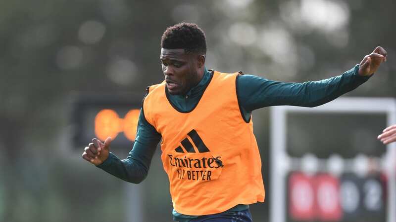 Thomas Partey is close to returning for Arsenal (Image: Stuart MacFarlane/Getty Images)