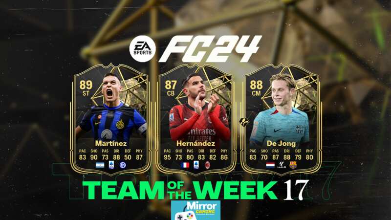 The EA FC 24 TOTW 17 squad has been released in Ultimate Team (Image: EA Sports)