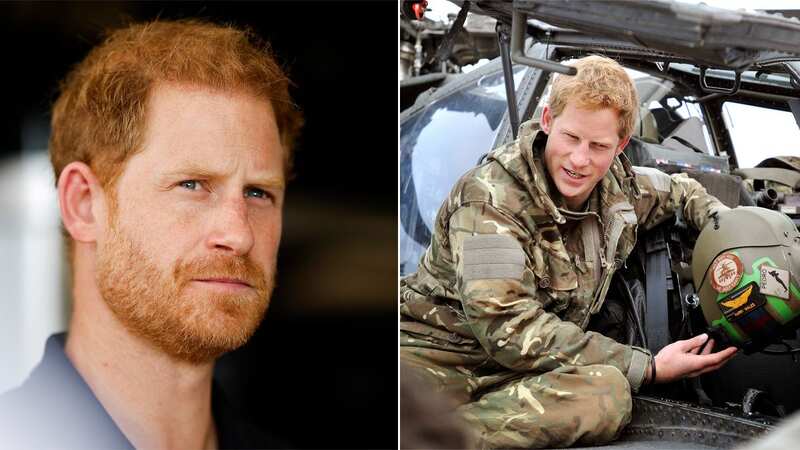 Harry was a gunner in an Apache attack helicopter (Image: AFP/Getty Images)