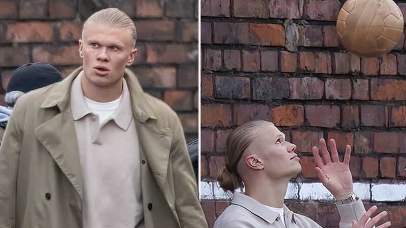 Erling Haaland was sent back in time for a luxury watch advert