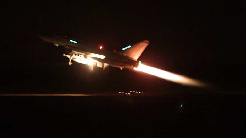Timeline shows exact moment RAF Typhoons bombed Houthi rebels