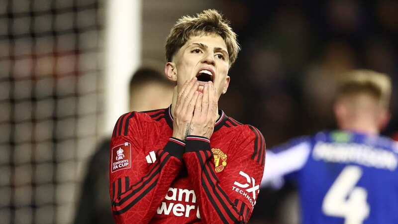 Alejandro Garnacho has scored five goals for Man United this season (Image: Getty Images)