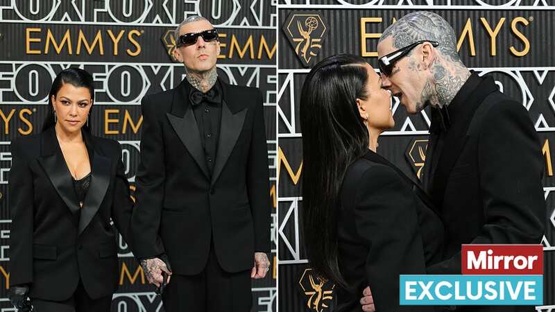 Kourtney and Travis made a triumphant red carpet return last night