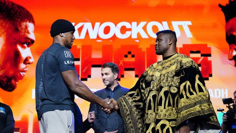 Anthony Joshua refuses to explain why he wears one earphone during face-offs
