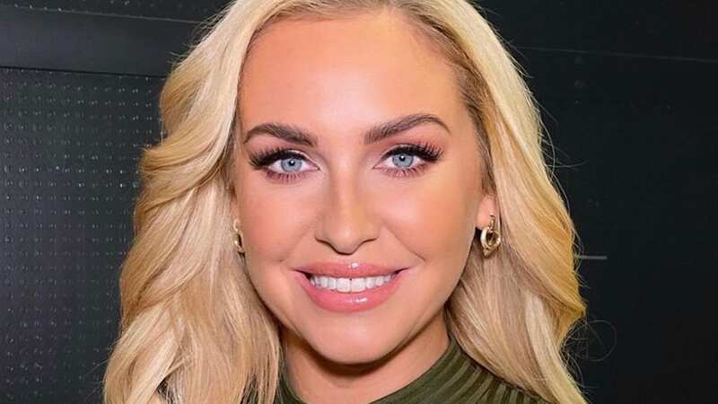 Josie Gibson stunned in a khaki knitted dress on This Morning (Image: Instagram/annacashmakeup)
