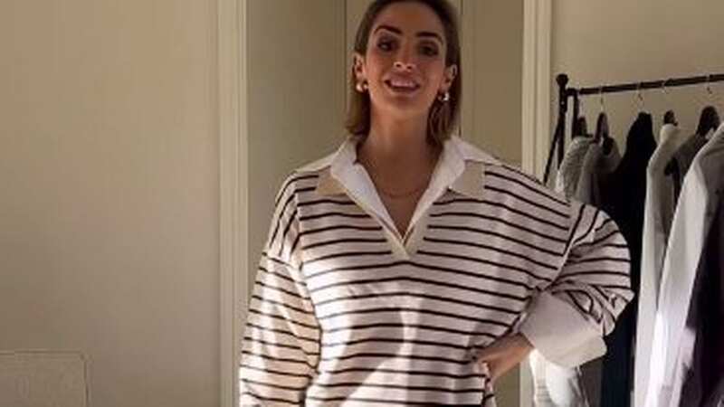 Frankie Bridge shared a series of outfits on the weekend and one is perfect for working from home (Image: Frankie Bridge Instagram)