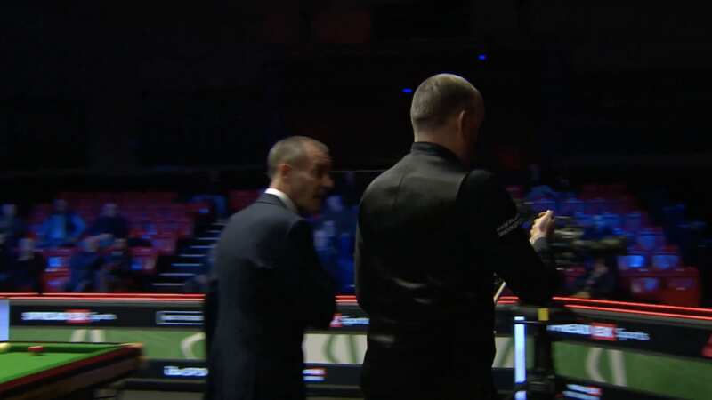 Hossein Vafaei refused to shake hands with Mark Williams (Image: Tai Chengzhe/VCG via Getty Images)