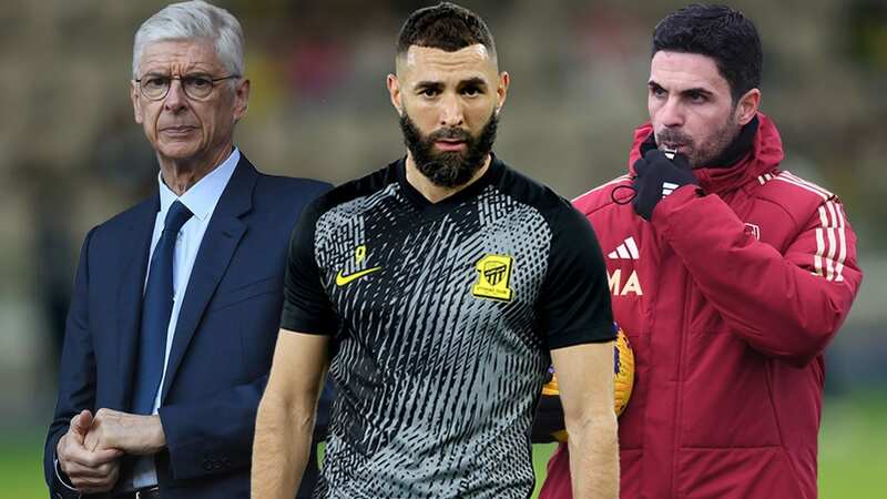 Mikel Arteta appears keen to add a new striker at Arsenal amid links with Karim Benzema (Image: Getty Images)