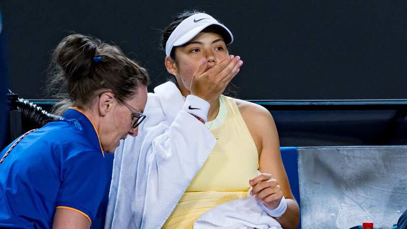 Emma Raducanu has revealed she was battling illness during her defeat to Yafan Wang (Image: Andy Cheung/Getty Images)