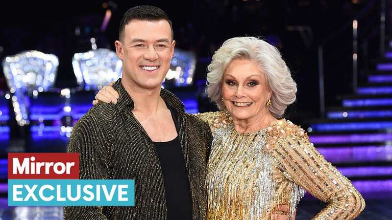 Angela Rippon and partner Kai Widdrington (Image: Eamonn M. McCormack/Getty Images)