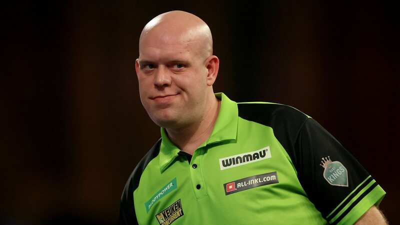 Michael van Gerwen was beaten by Luke Littler on Friday (Image: Getty Images)