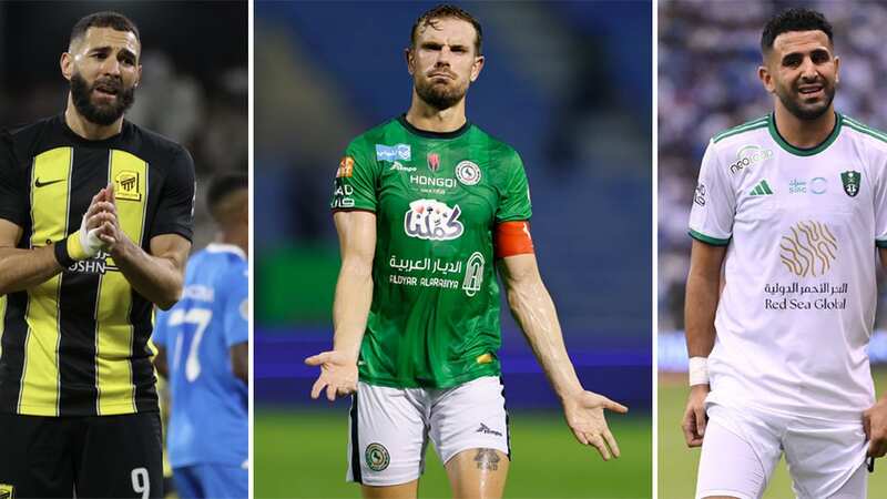 Jordan Henderson and Roberto Firmino have both endured a miserable time in Saudi Arabia (Image: Getty Images)