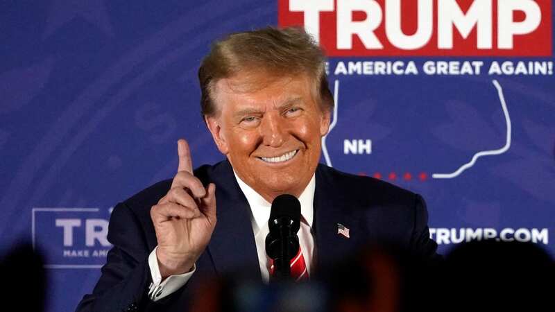 Trump is now a shoo-in to cinch the Republican nomination, grabbing the 22 delegates available from New Hampshire (Image: AFP via Getty Images)