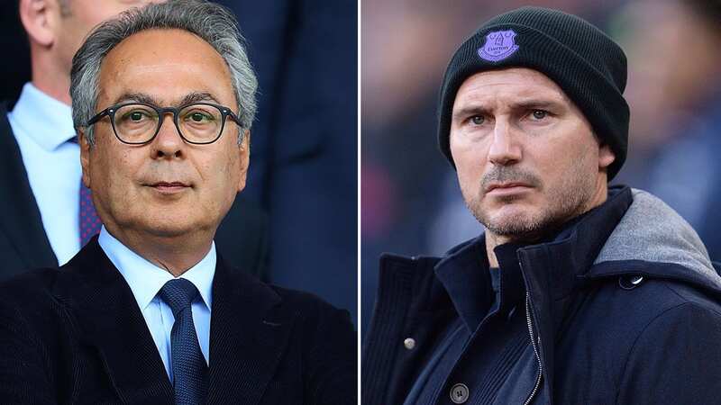 Frank Lampard has hit out at Everton owner Farhad Moshiri (Image: Everton FC via Getty Images)