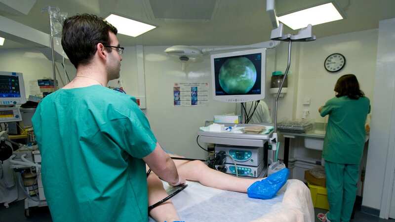 A woman has told her partner he has to let her dad watch him get an colonoscopy if his mum gets to watch her give birth (Image: UIG via Getty Images)