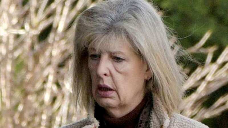 Karen Beale pictured outside Canterbury crown court, where she is on trial accused of poisoning ex-colleagues at a factory with Viagra (Image: KMG / SWNS)