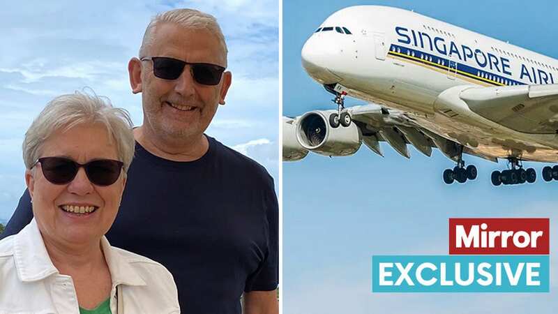 Marcia and Stuart Wild were aboard the "roller coaster" flight (Image: Marcia and Stuart Wild)