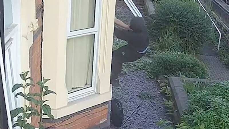 Moment unknown hero saved lives by pushing rampaging knifeman out window