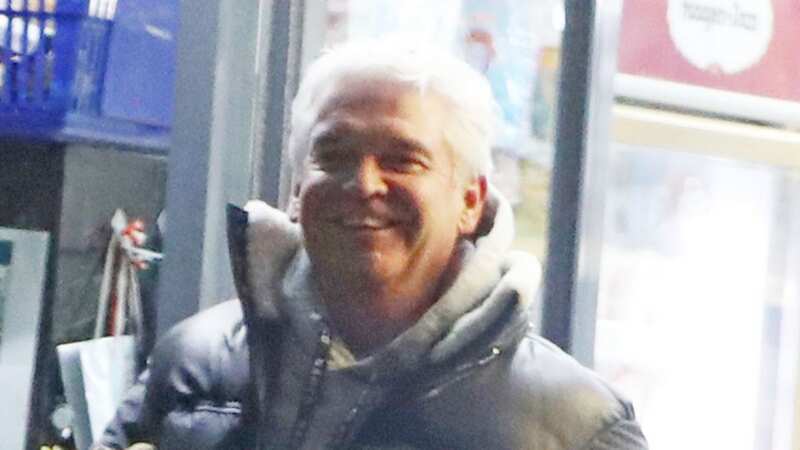 Phillip Schofield is seen for the first time since the new series of Dancing On Ice aired (Image: Beretta-Sims)