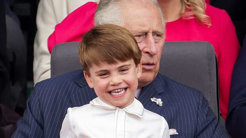 King Charles with his grandson Prince Louis