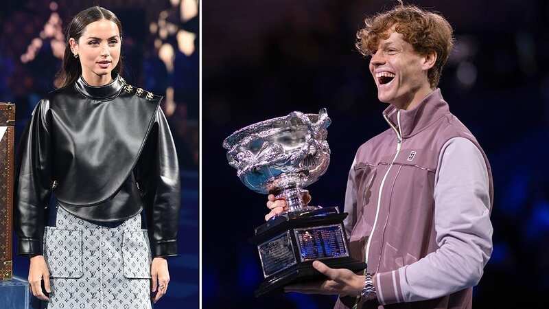 Ana de Armas helped introduce the Australian Open trophy