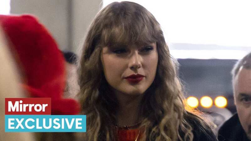 Taylor arrived at the game after recent explicit AI images were shared online (Image: Getty Images)
