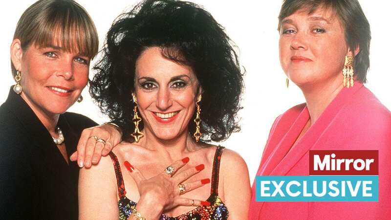 Lesley Joseph (centre) still has half of Dorien