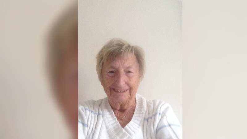 Beryl Mellor flew to the UK for her son